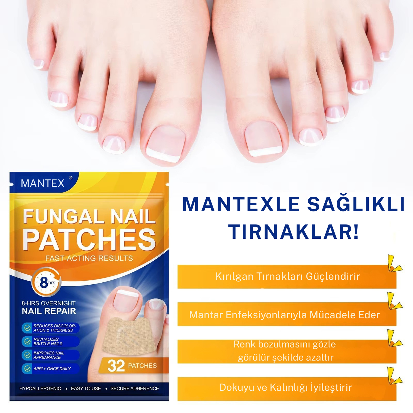 Mantex tırnak bandı