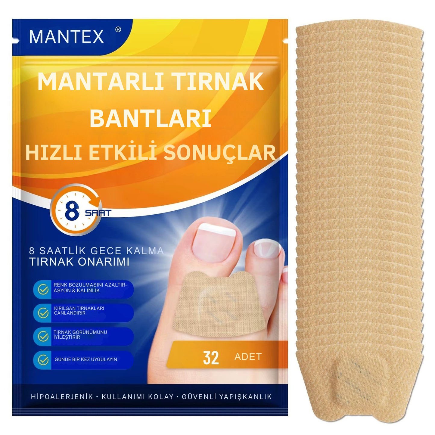 Mantex tırnak bandı
